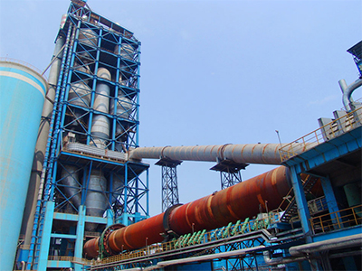 Cement rotary kiln production line five cyclone preheate