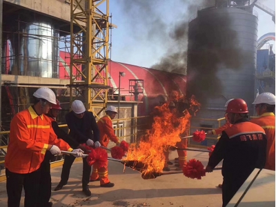 3200t / d cement clinker production line of alasim project in Kazakhstan ignited successfully